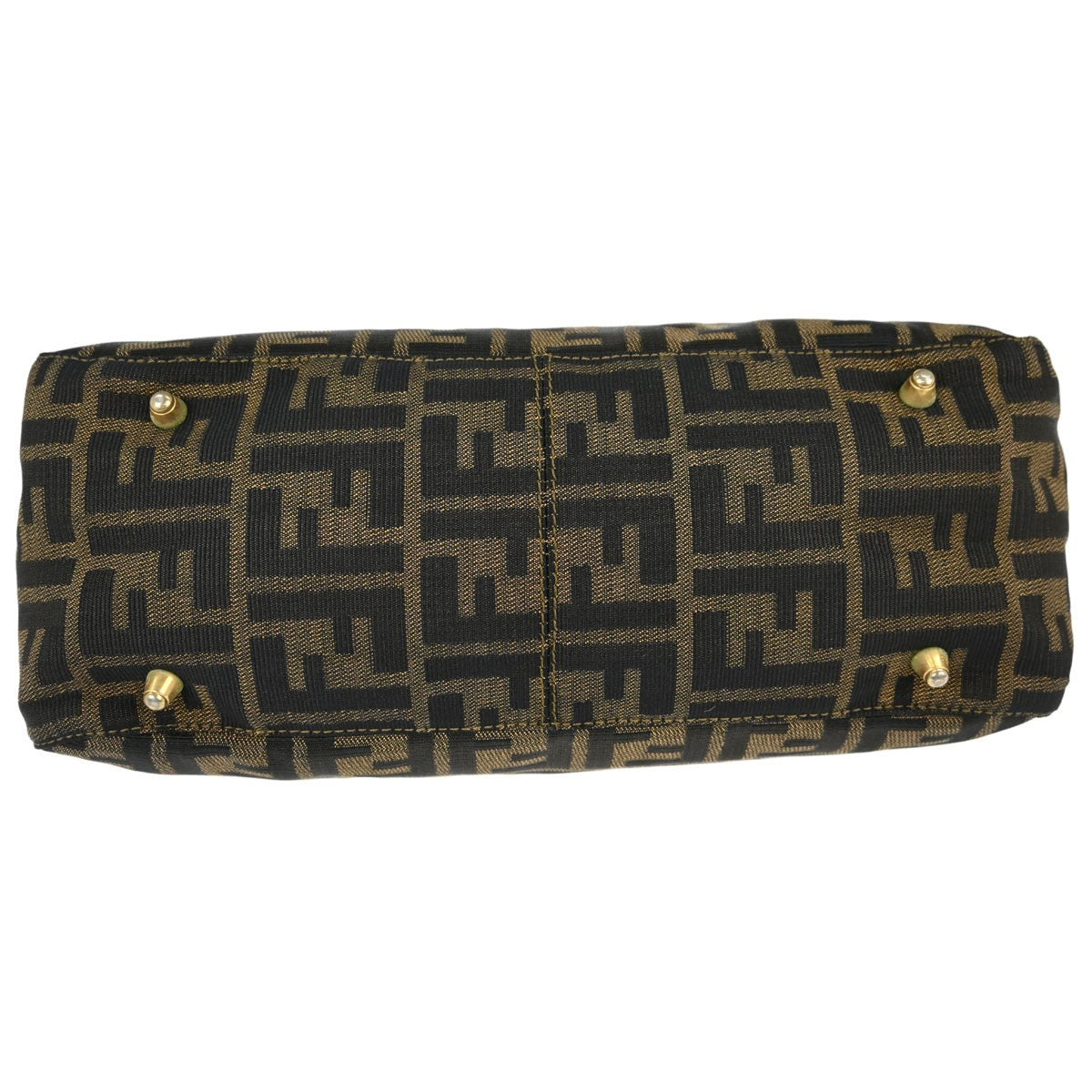 Fendi Zucca Tote Vintage in Brown Zucca Canvas
