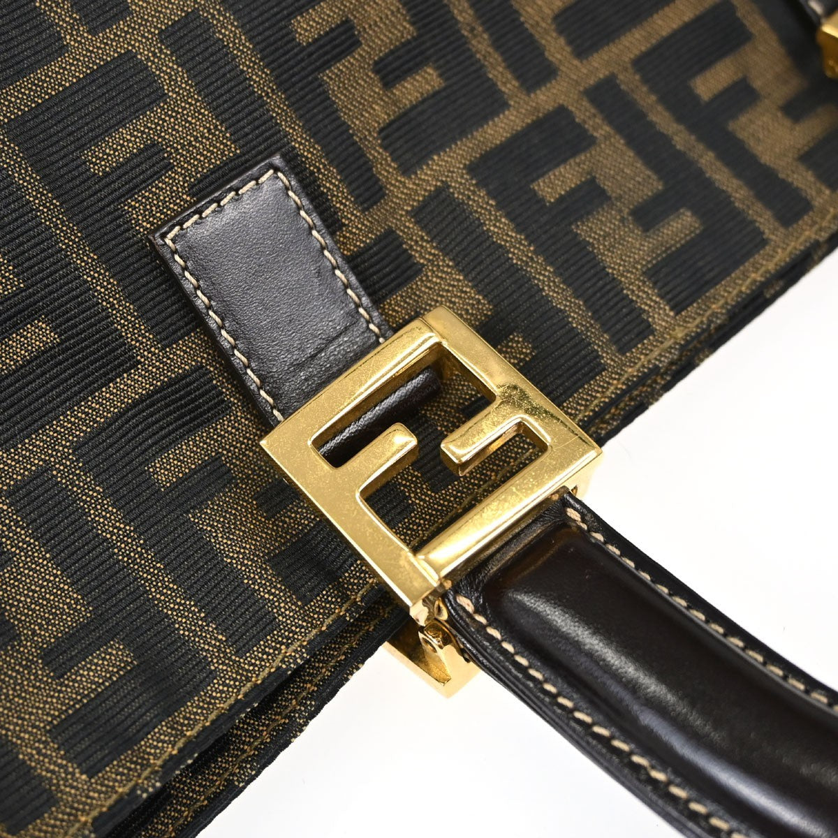 Fendi Zucca Tote Vintage in Brown Zucca Canvas