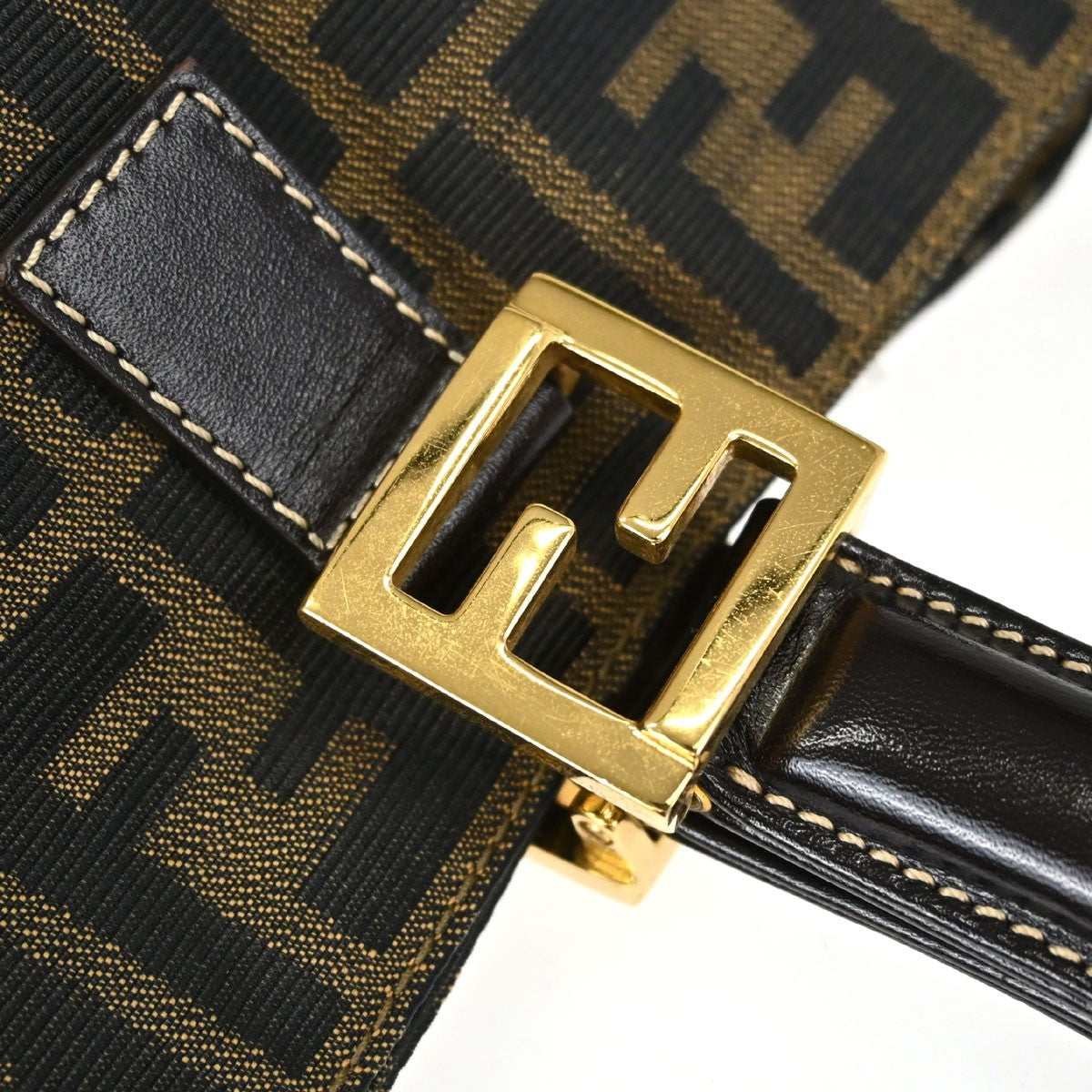 Fendi Zucca Tote Vintage in Brown Zucca Canvas