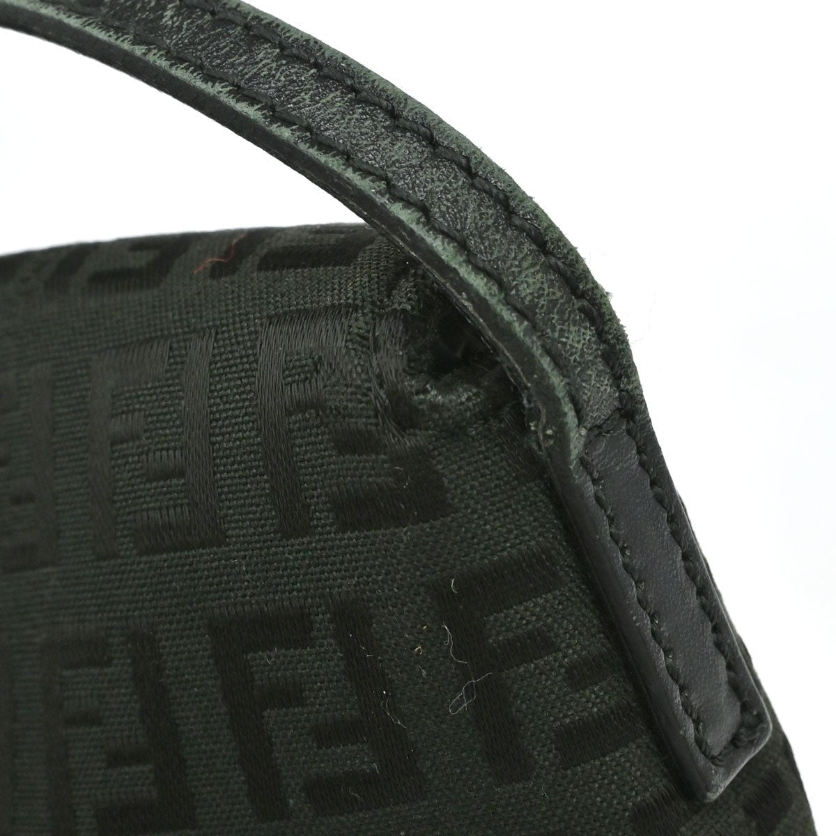 Fendi Zucchino Crossbody Vintage in Black Zucchino Canvas