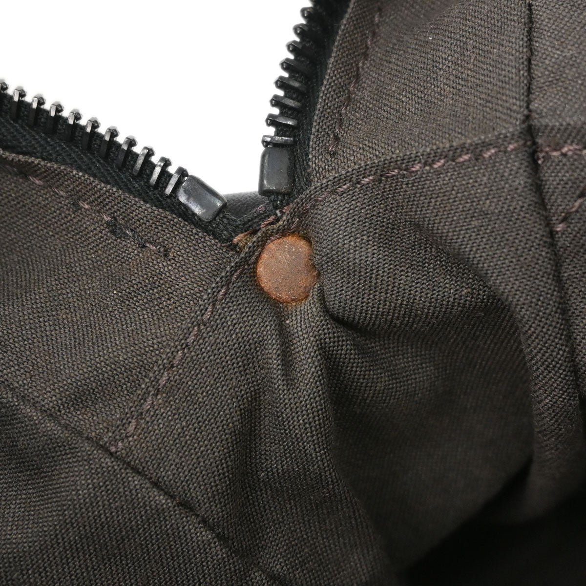 Fendi Zucchino Crossbody Vintage in Black Zucchino Canvas