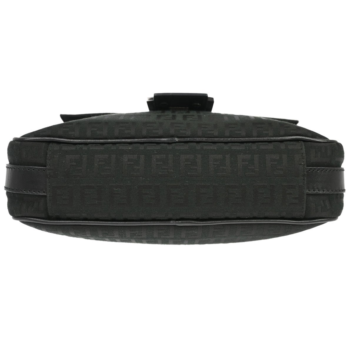 Fendi Zucchino Crossbody Vintage in Black Zucchino Canvas