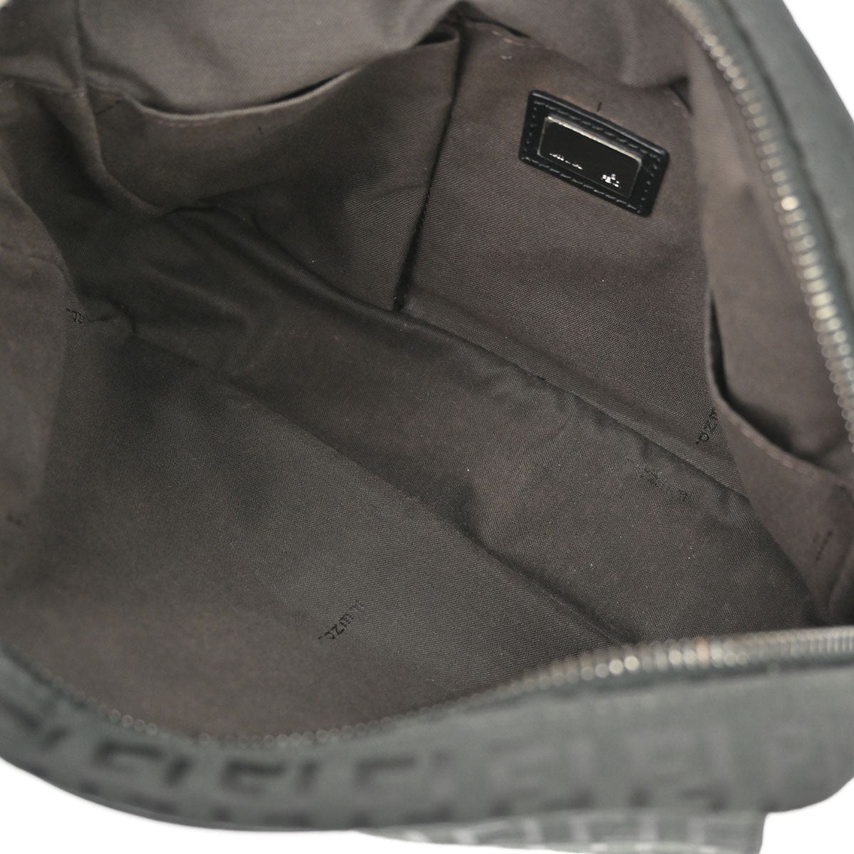 Fendi Zucchino Crossbody Vintage in Black Zucchino Canvas