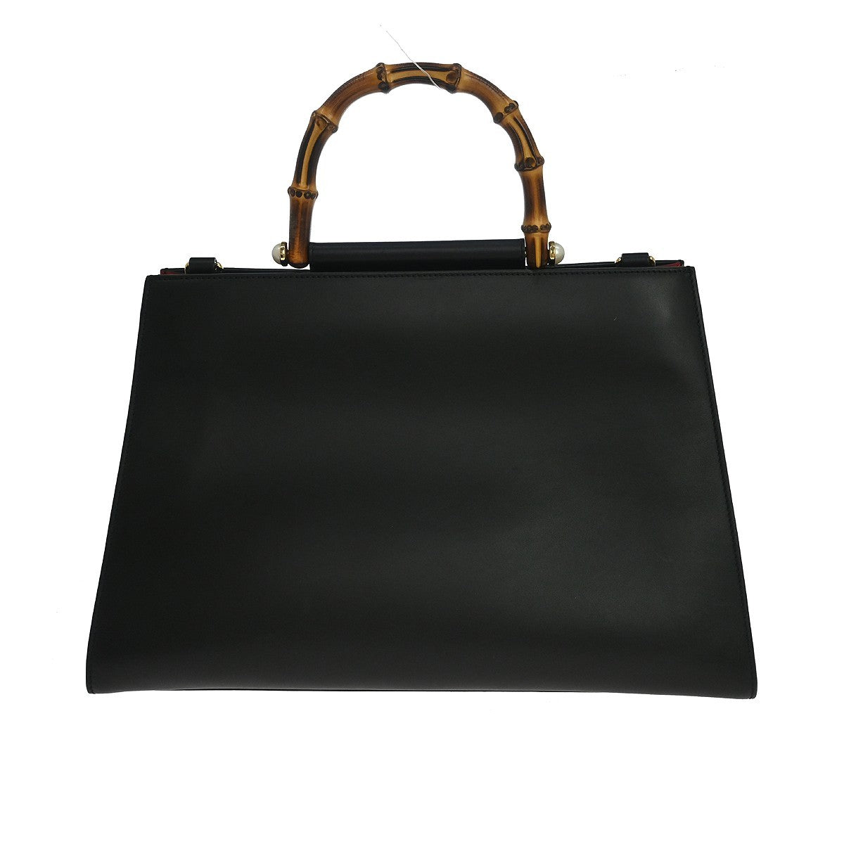 Gucci Bamboo Vintage Handbag in Black Leather