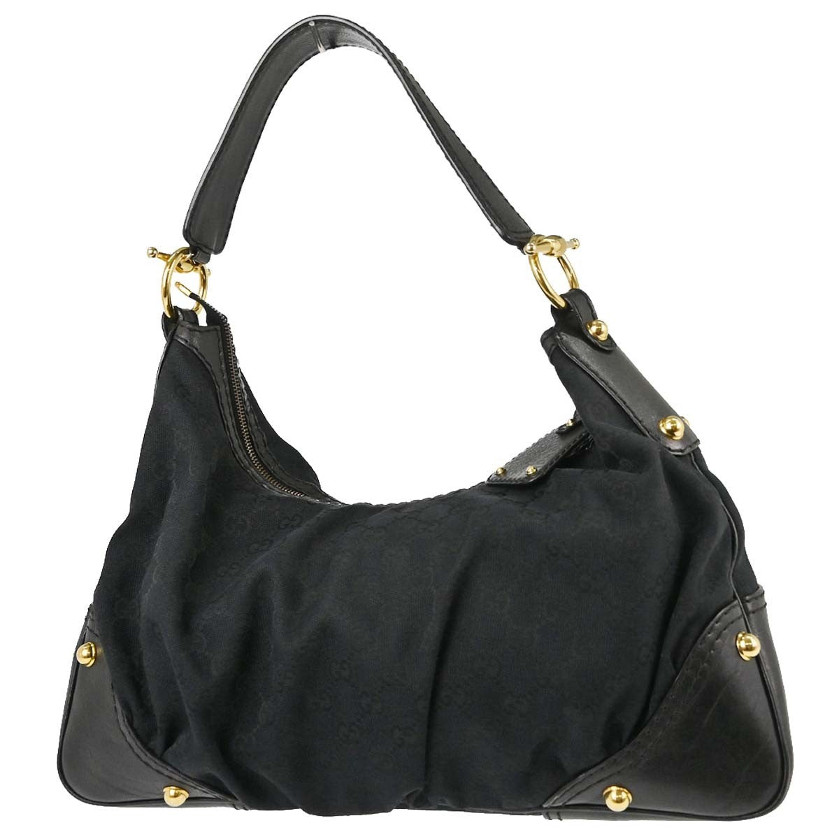 Gucci GG Handbag Vintage in Black GG Canvas