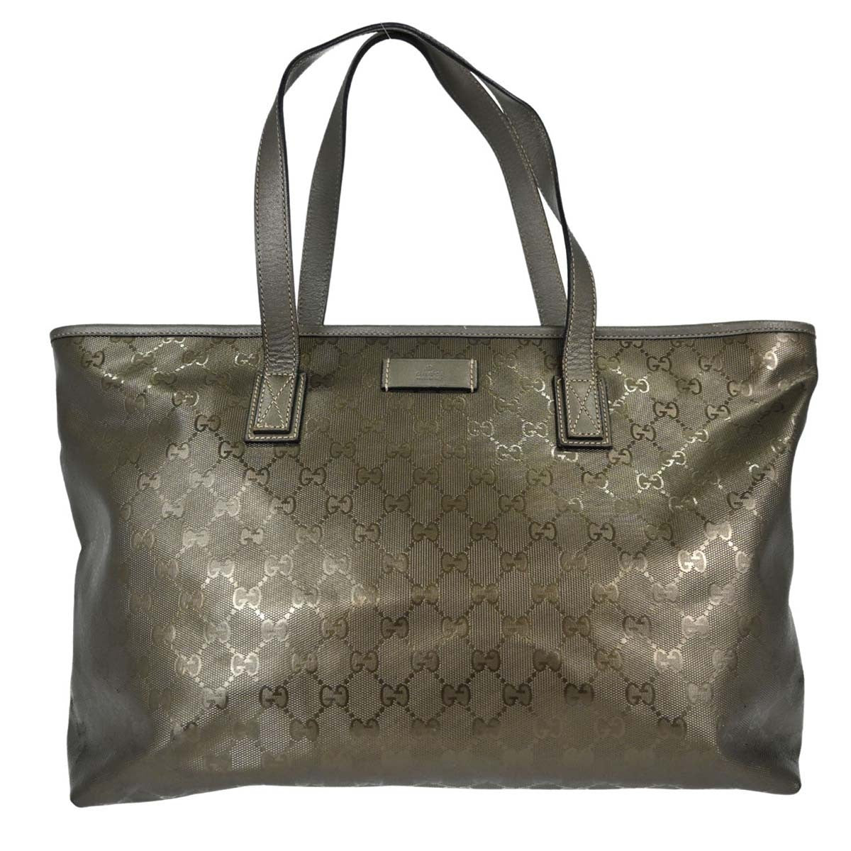Gucci GG Tote Vintage in Gold GG PVC