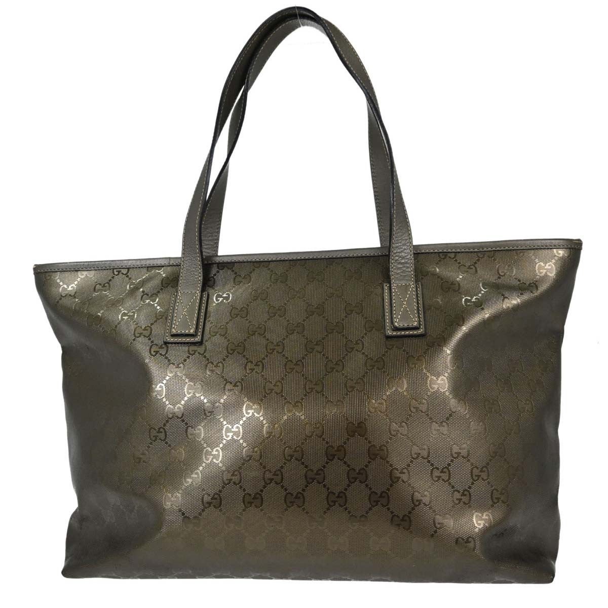 Gucci GG Tote Vintage in Gold GG PVC