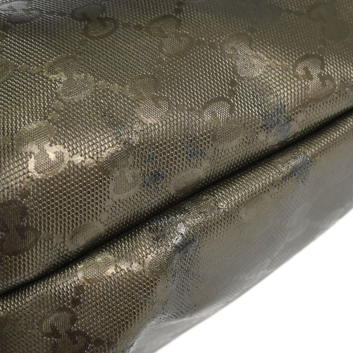 Gucci GG Tote Vintage in Gold GG PVC