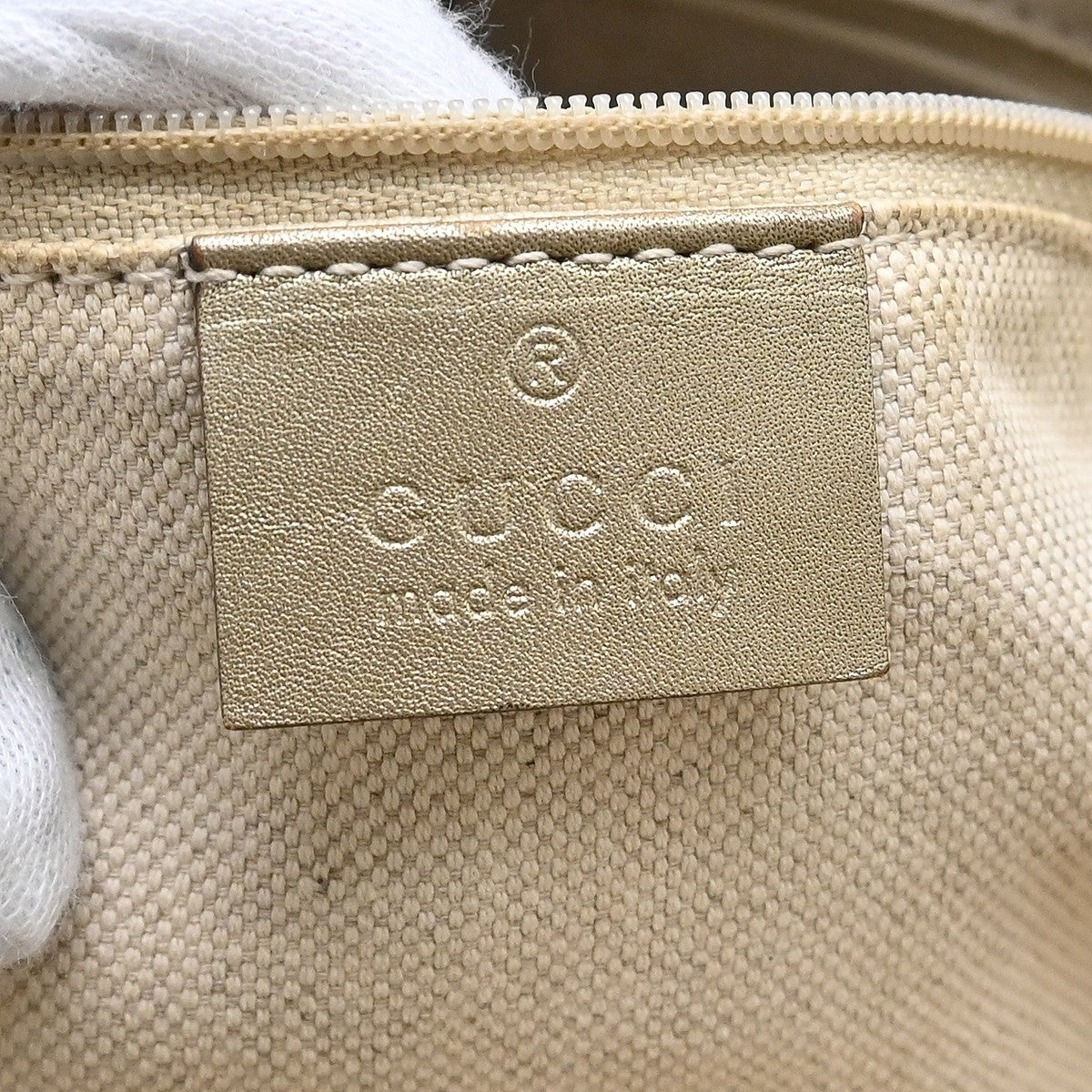 Gucci Guccissima Tote Vintage Tote Bag in Gold Guccissima Leather