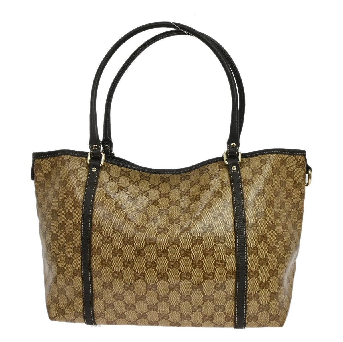 Gucci Joy Tote Vintage Tote Bag in Brown GG Crystal Canvas