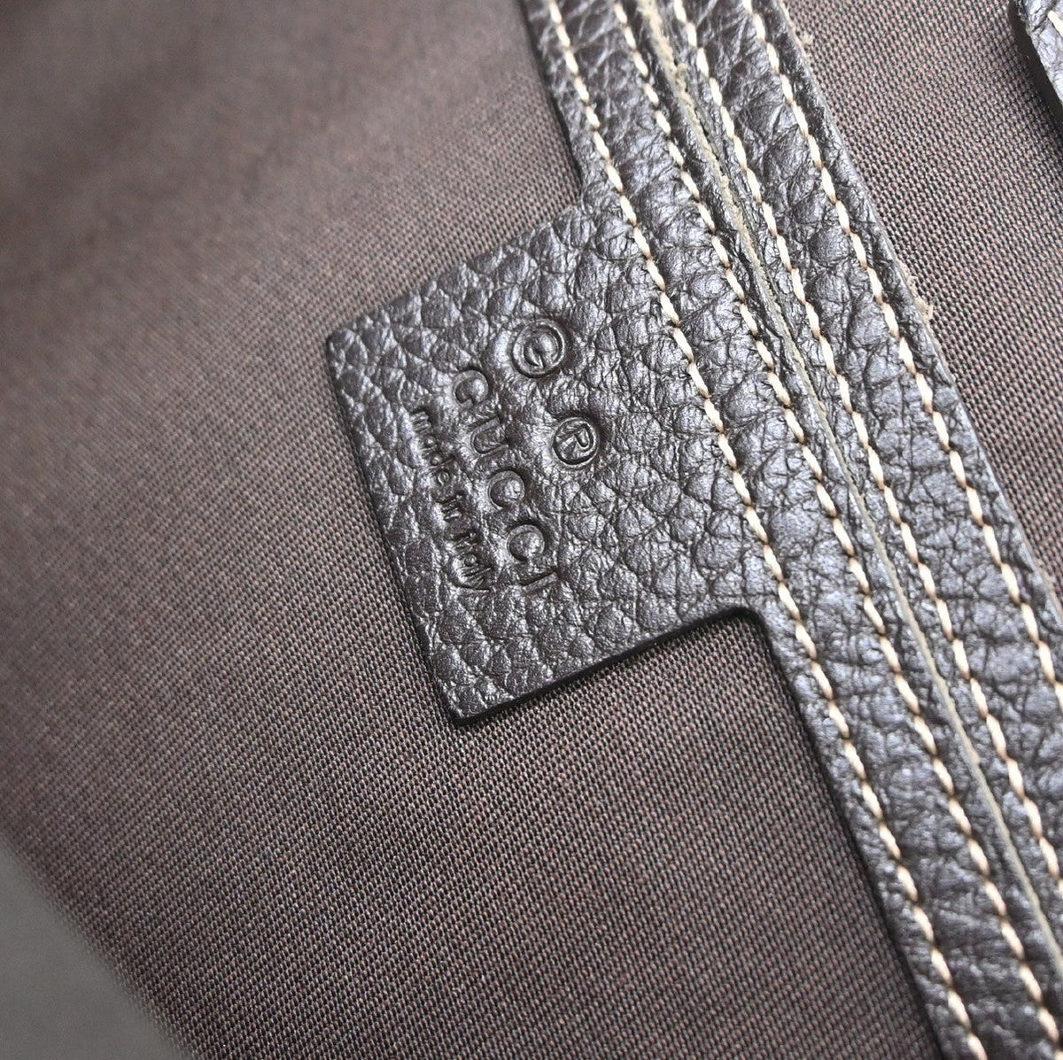 Gucci Joy Tote Vintage Tote Bag in Brown GG Crystal Canvas