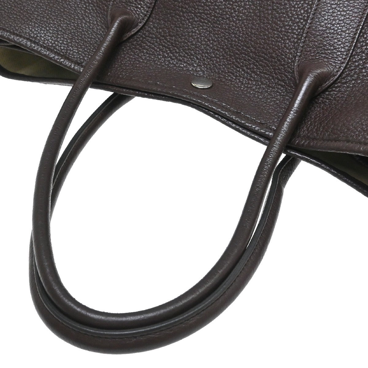 Hermès Garden Party 36 PM Vintage Tote Bag in Brown Canvas and Negonda Leather