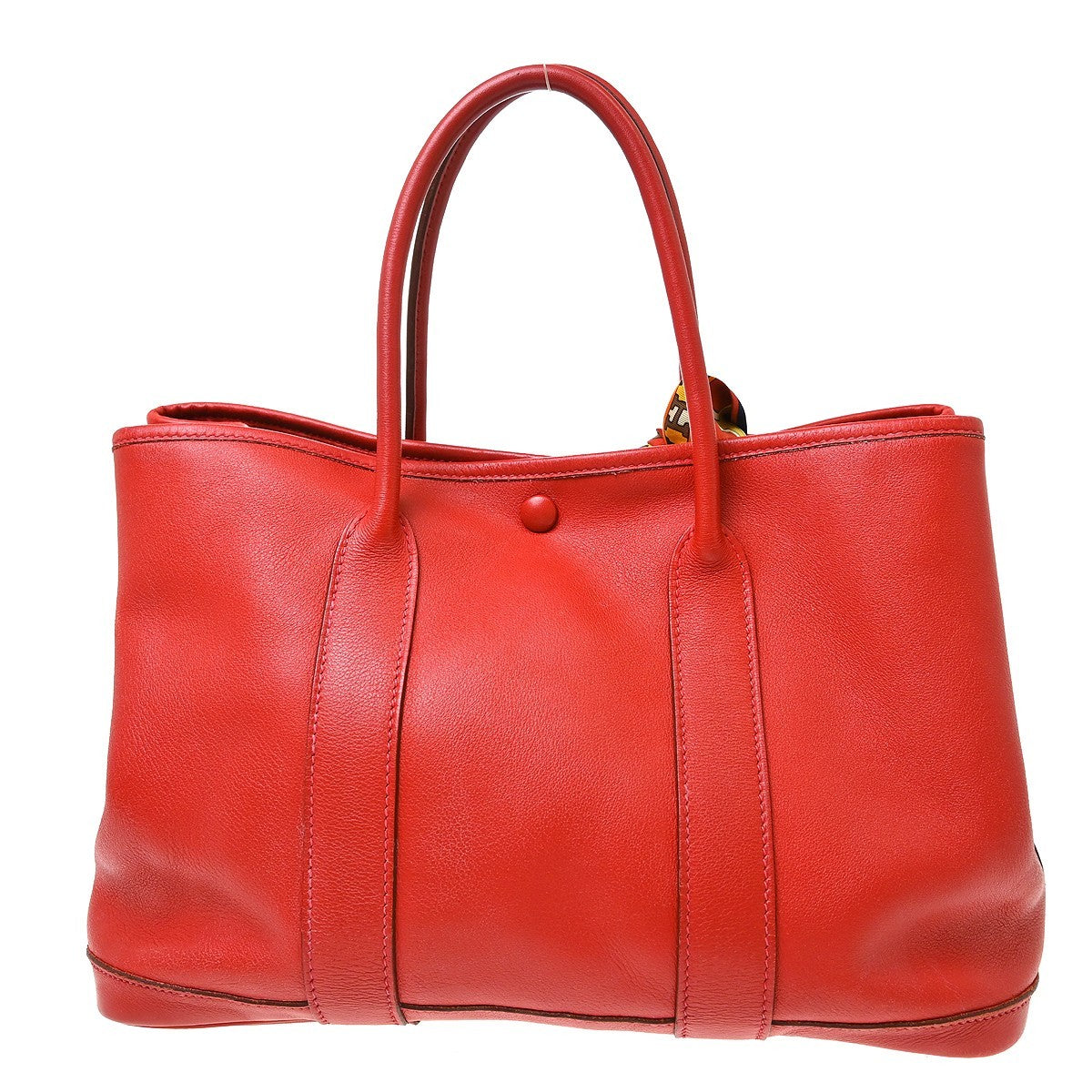 Hermès Garden Twilly 30 TPM Vintage Tote Bag in Rouge H Swift Leather