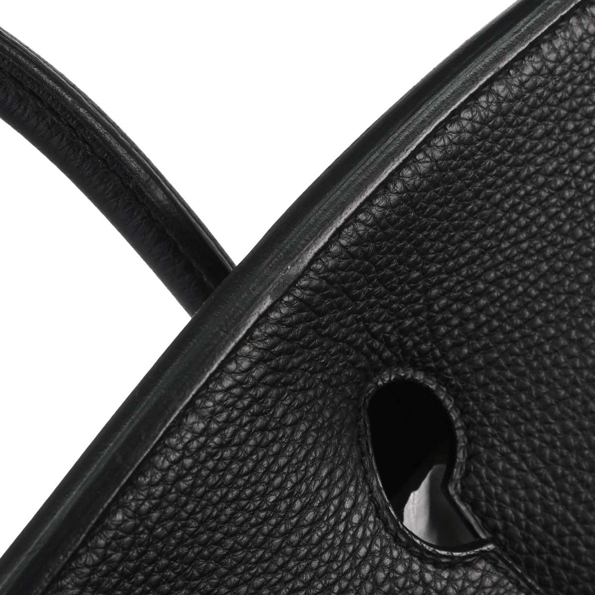 Hermès Haut à Courroies 50 Vintage Travel Bag in Black Togo Leather
