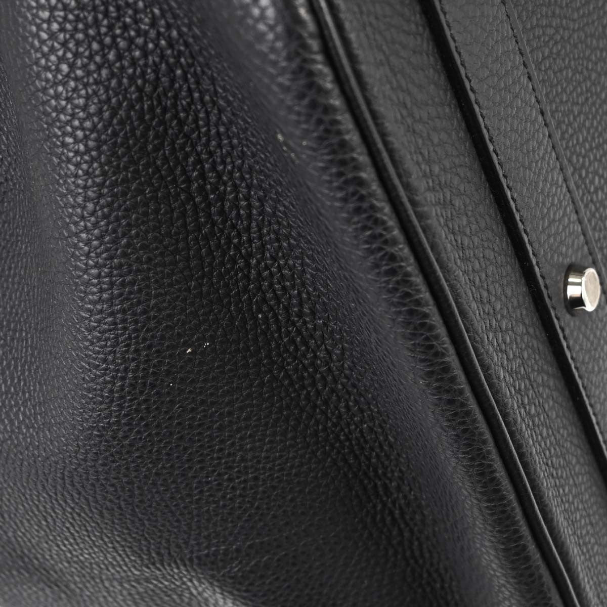 Hermès Haut à Courroies 50 Vintage Travel Bag in Black Togo Leather