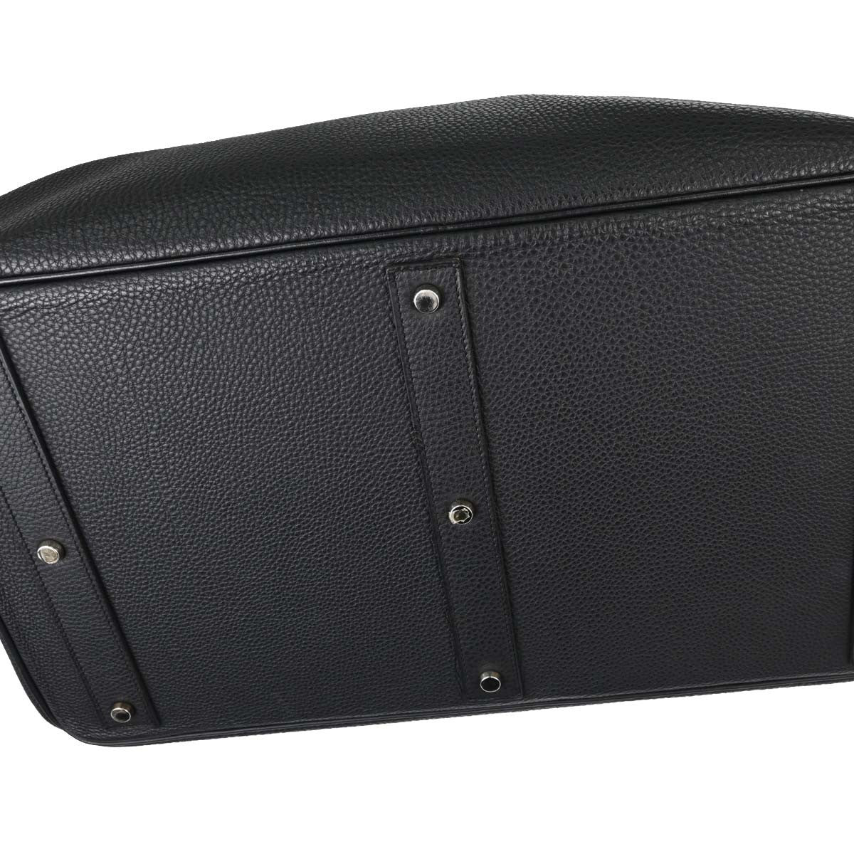Hermès Haut à Courroies 50 Vintage Travel Bag in Black Togo Leather