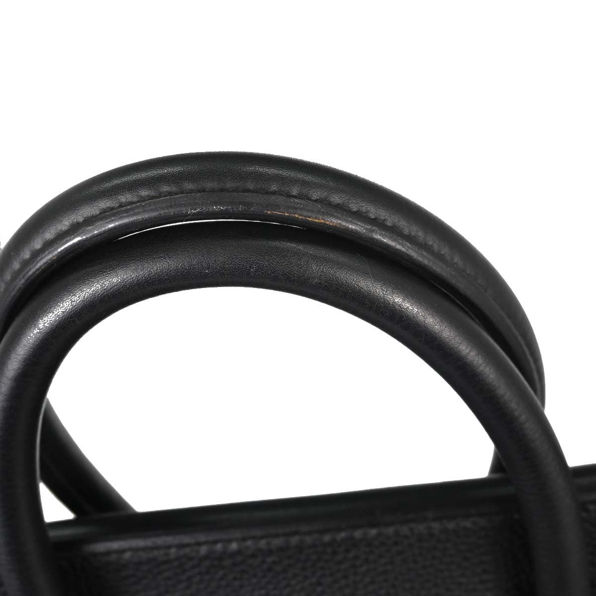 Hermès Haut à Courroies 50 Vintage Travel Bag in Black Togo Leather