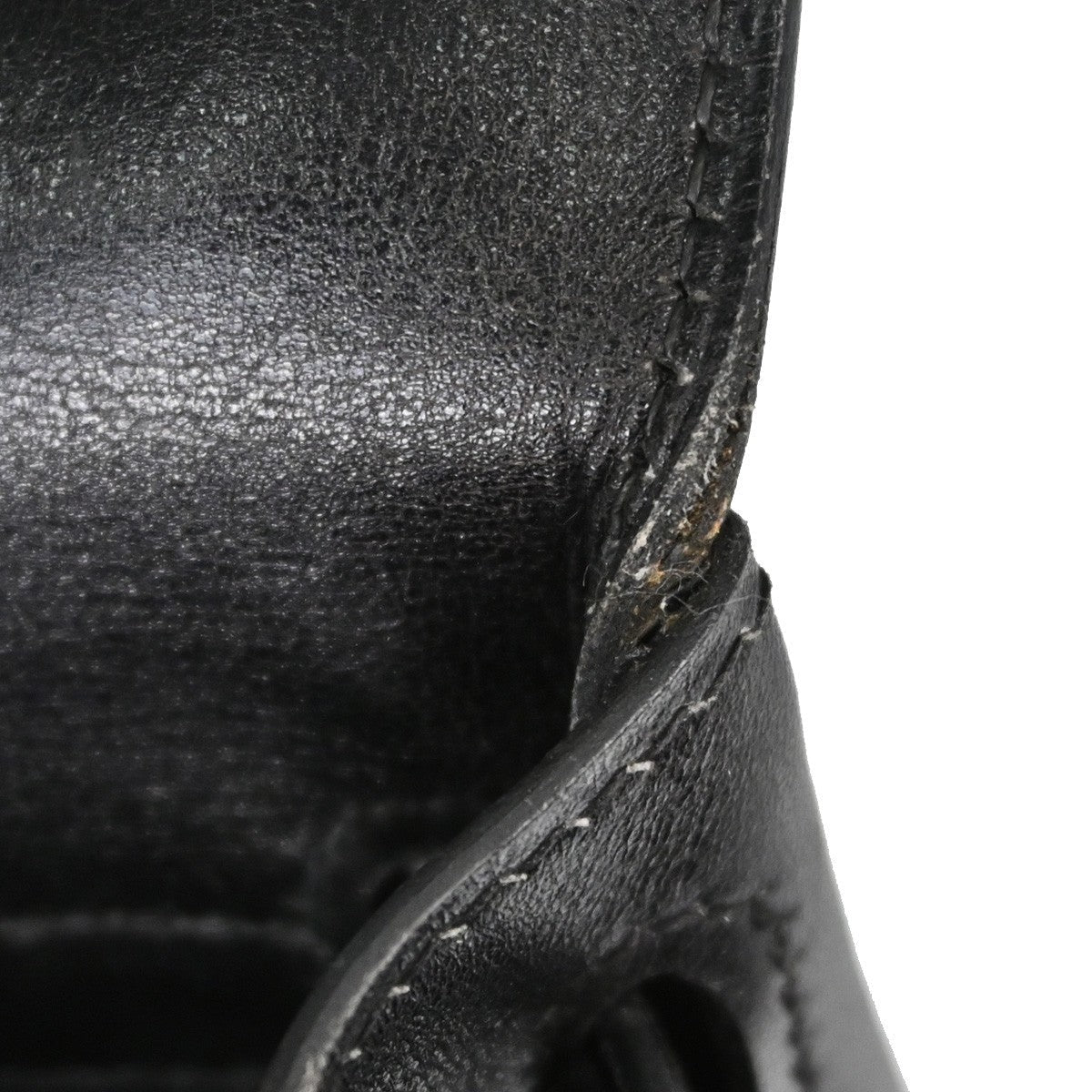 Hermès Kelly 28 Retourne Vintage 2-in-1 Handbag in Black Gulliver Leather