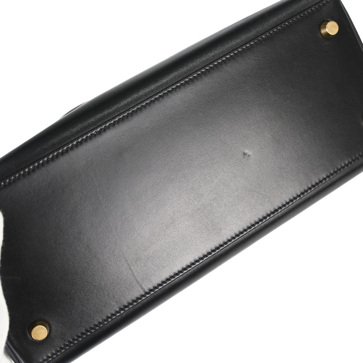 Hermès Kelly 28 Retourne Vintage 2-in-1 Handbag in Black Gulliver Leather