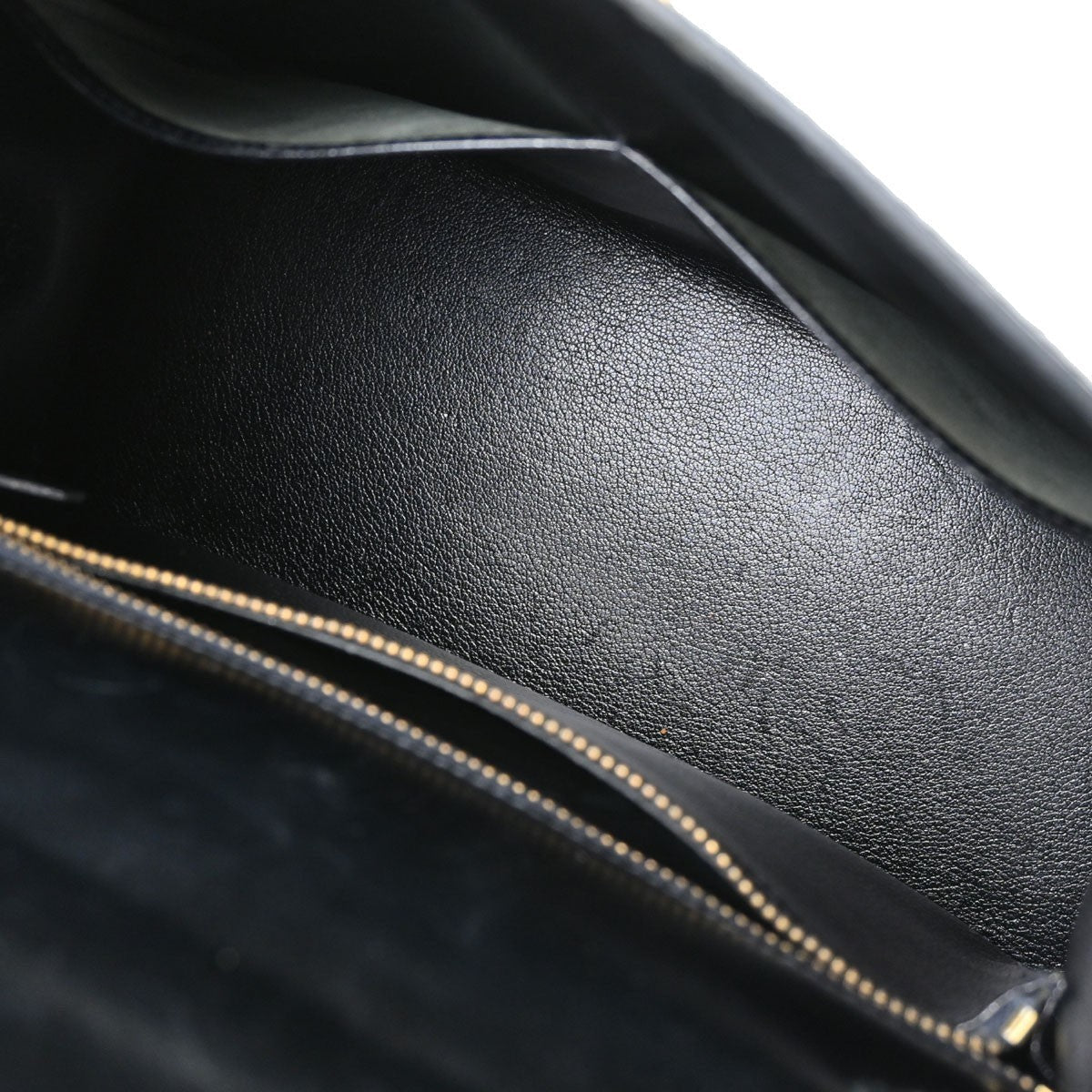 Hermès Kelly 28 Sellier Vintage Handbag in Black Box Calf Leather