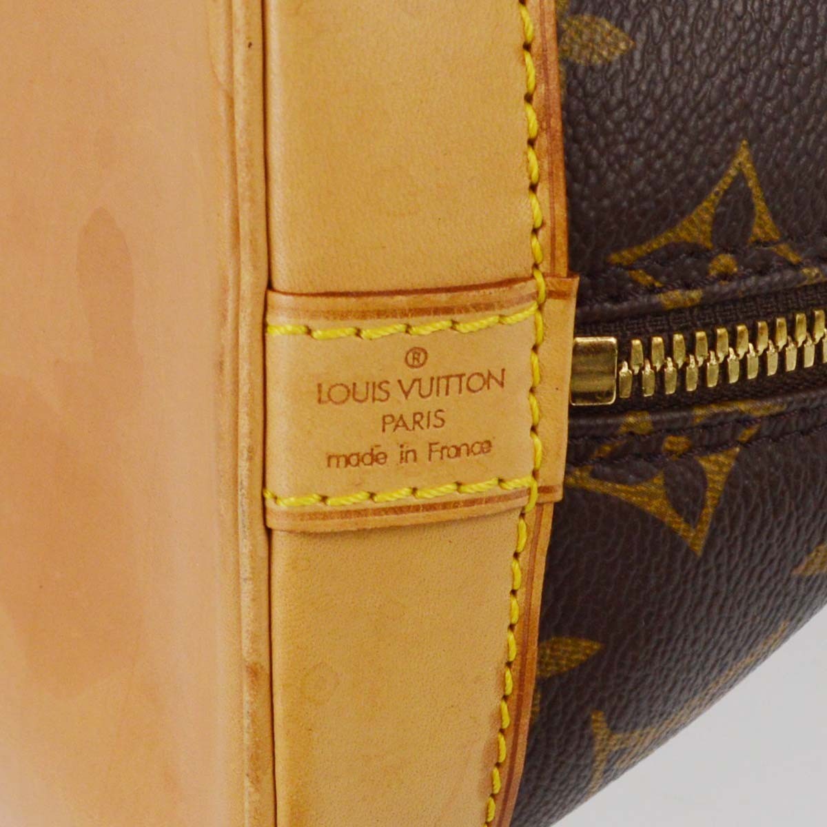 Louis Vuitton Alma Vintage Handbag in Brown Monogram Canvas