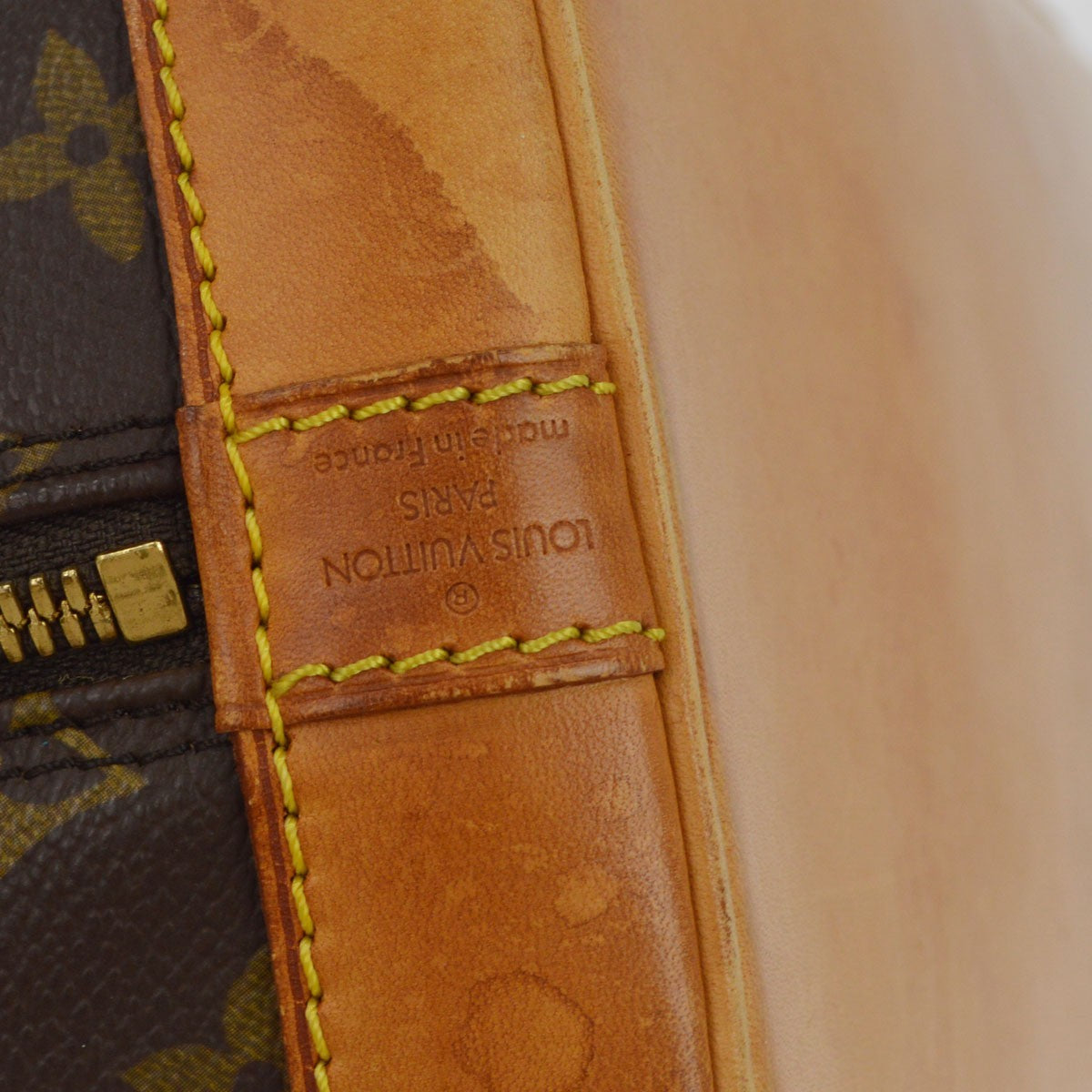 Louis Vuitton Alma Vintage Handbag in Brown Monogram Canvas