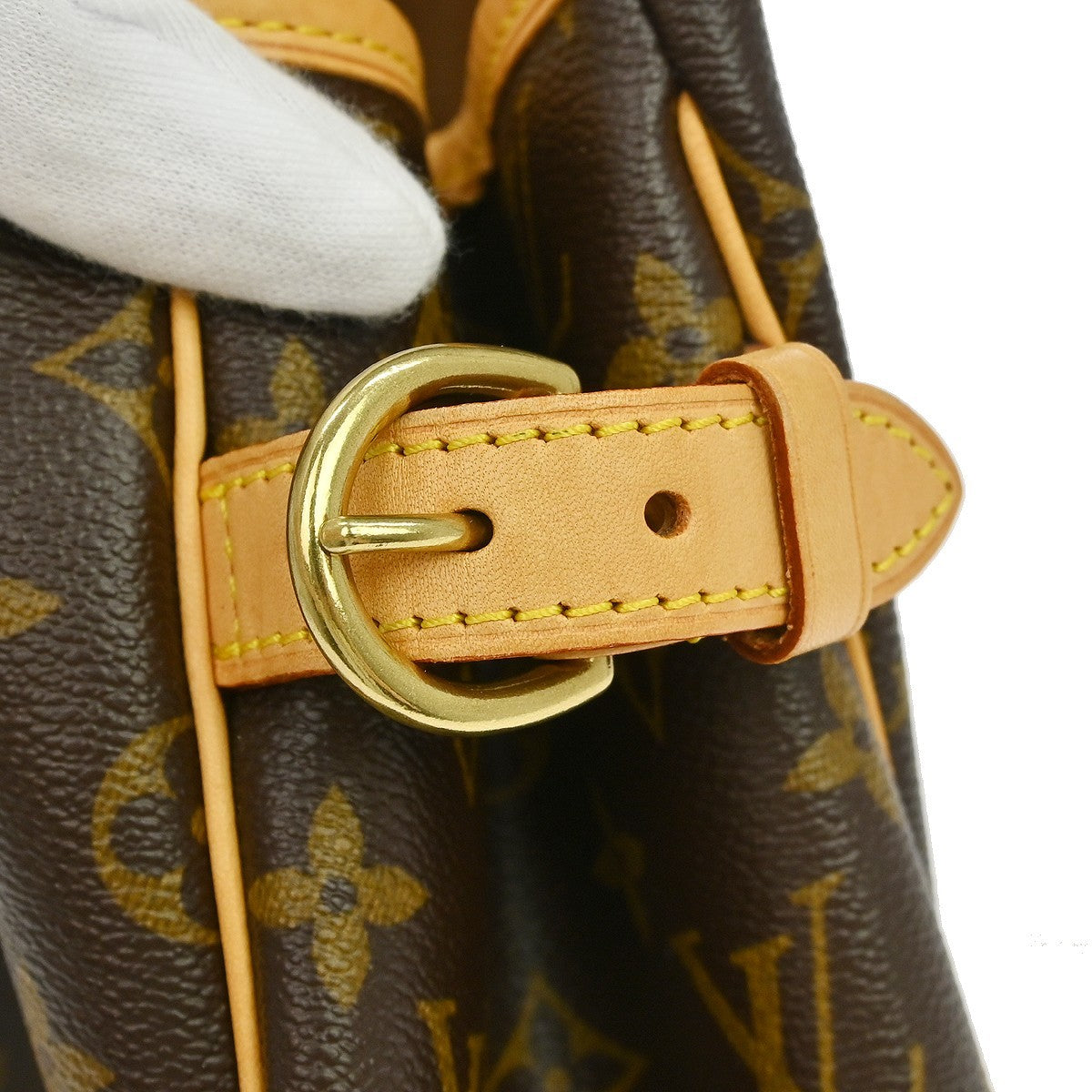Louis Vuitton Batignolles Vintage Tote Bag in Brown Monogram Canvas