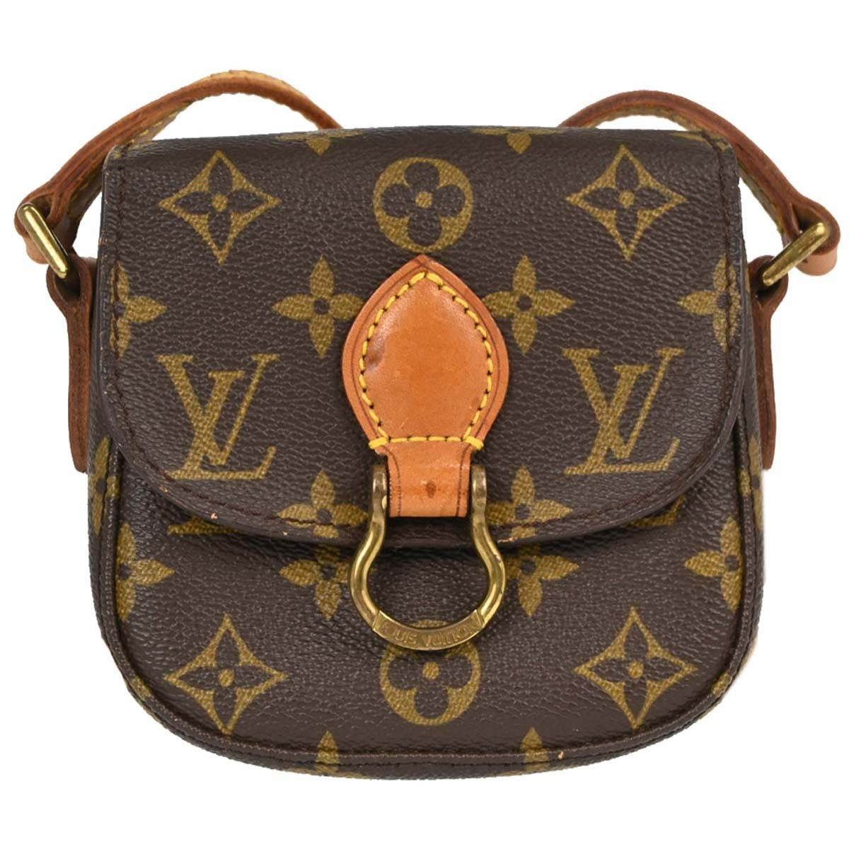 Louis Vuitton Bébé Saint Cloud Vintage Crossbody Bag in Brown Monogram Canvas