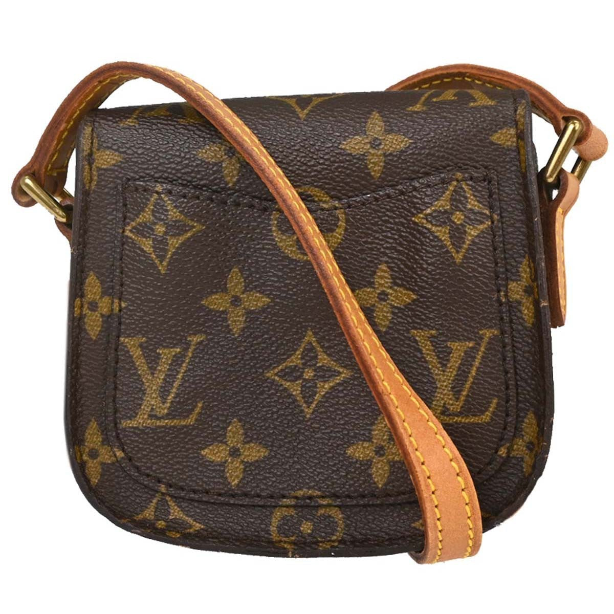 Louis Vuitton Bébé Saint Cloud Vintage Crossbody Bag in Brown Monogram Canvas