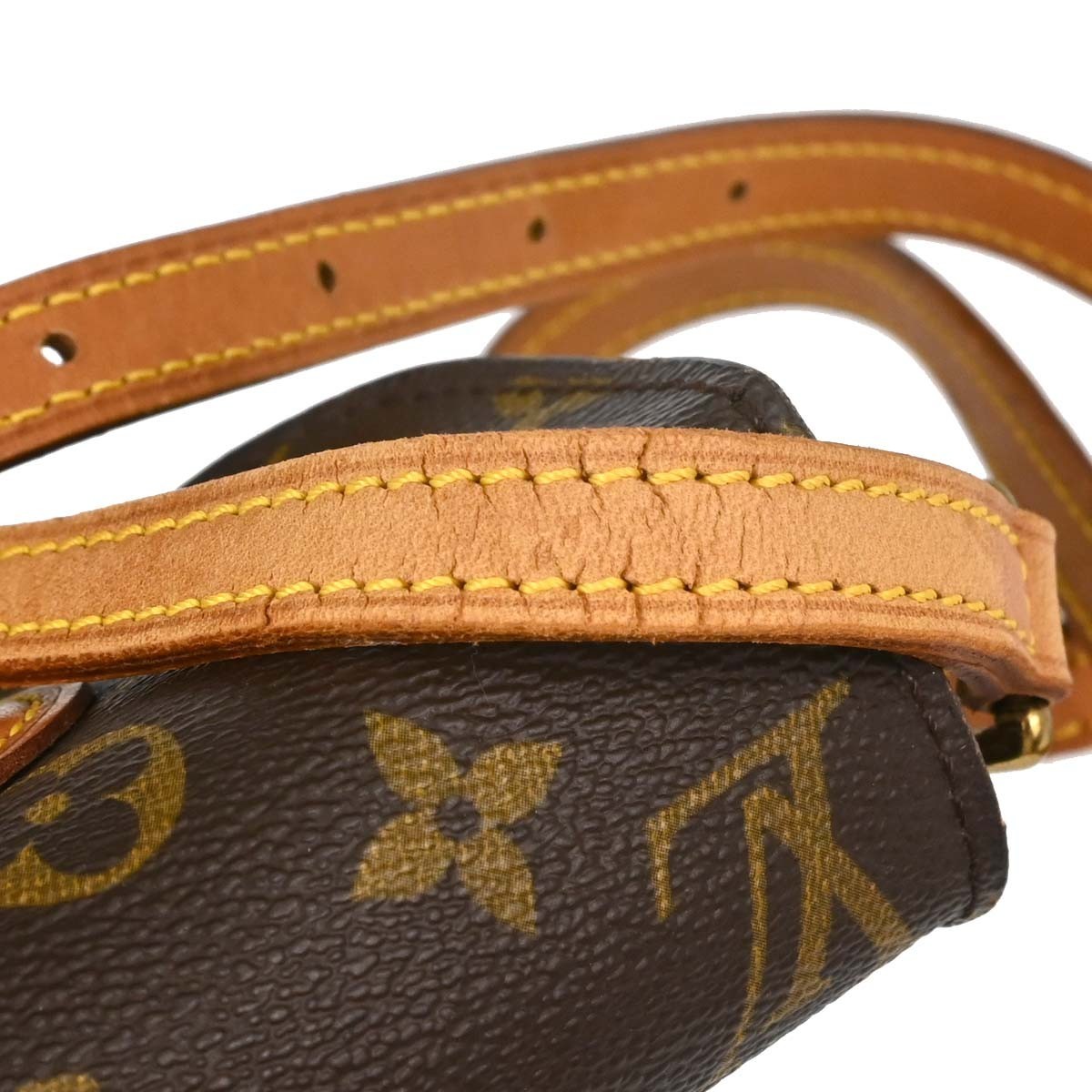 Louis Vuitton Bébé Saint Cloud Vintage Crossbody Bag in Brown Monogram Canvas