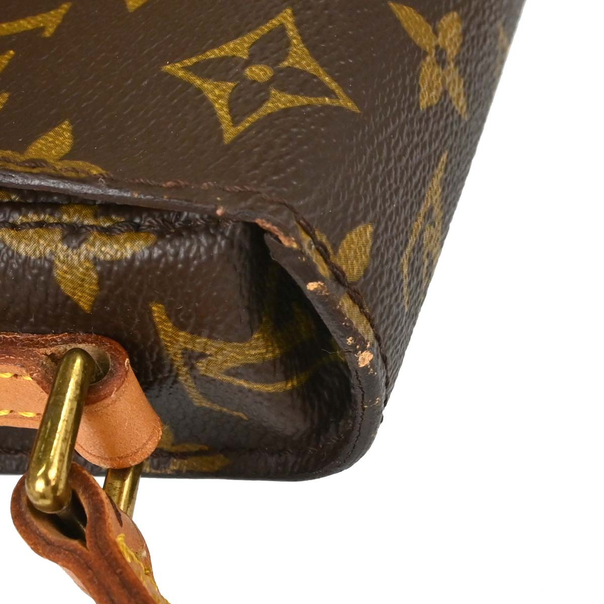 Louis Vuitton Bébé Saint Cloud Vintage Crossbody Bag in Brown Monogram Canvas
