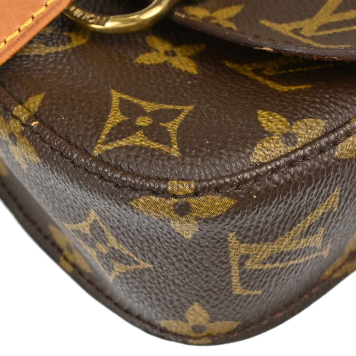 Louis Vuitton Bébé Saint Cloud Vintage Crossbody Bag in Brown Monogram Canvas