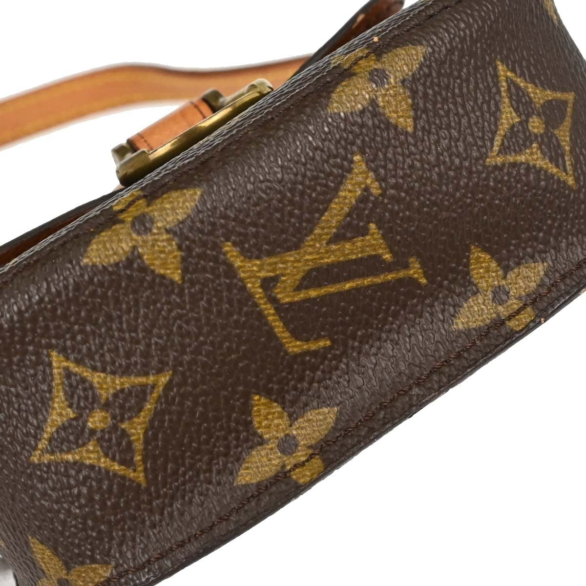 Louis Vuitton Bébé Saint Cloud Vintage Crossbody Bag in Brown Monogram Canvas