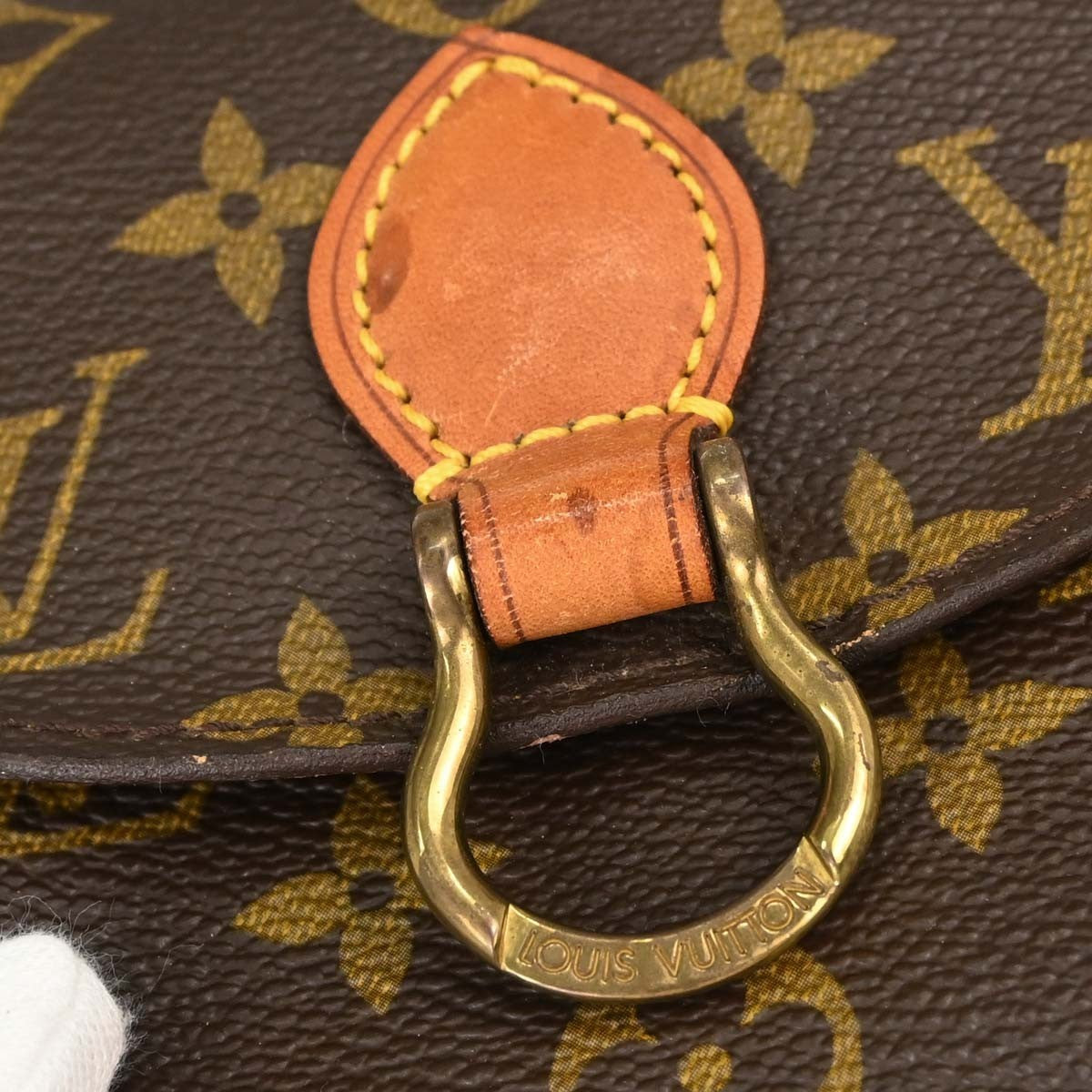 Louis Vuitton Bébé Saint Cloud Vintage Crossbody Bag in Brown Monogram Canvas