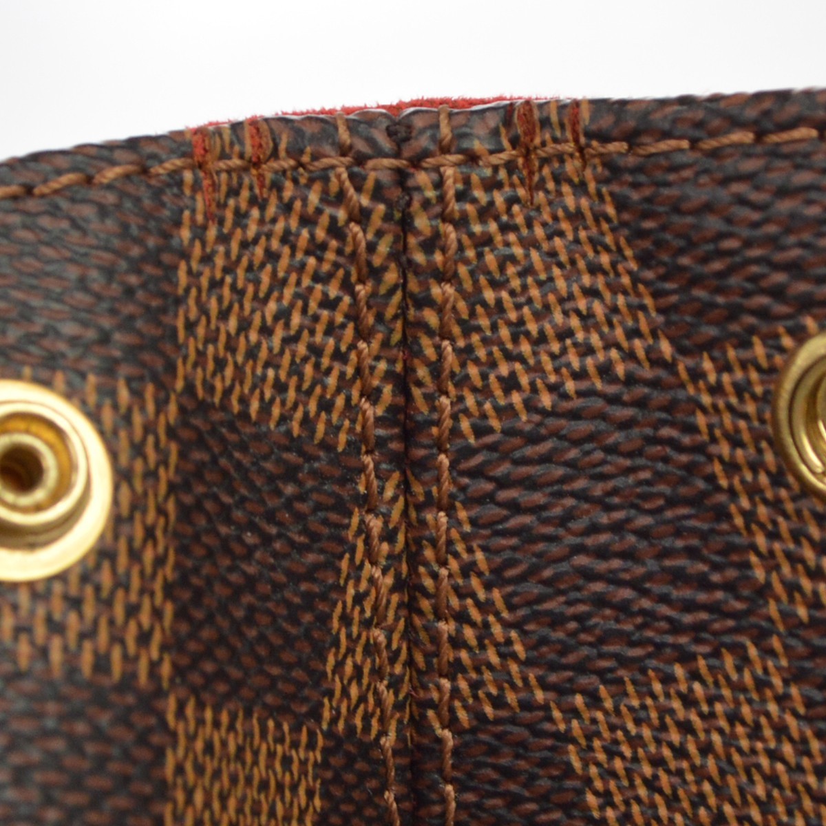 Louis Vuitton Bergamo MM Vintage Handbag in Brown Damier Ebène Canvas