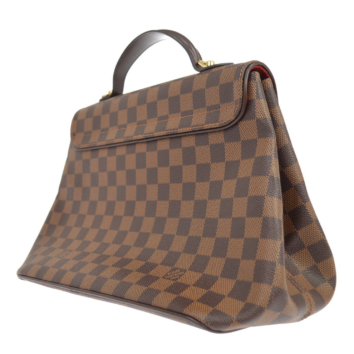 Louis Vuitton Bergamo MM Vintage Handbag in Brown Damier Ebène Canvas