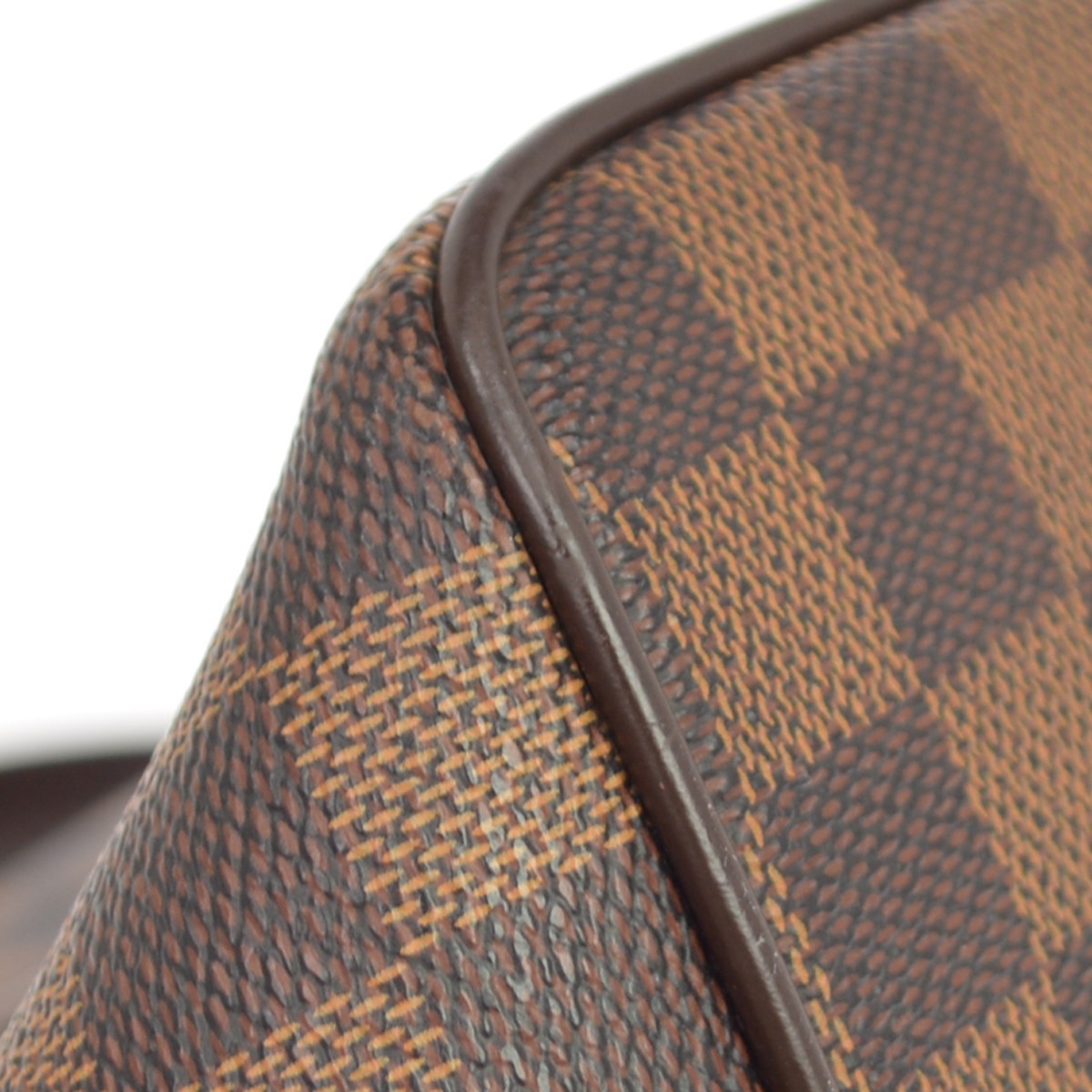 Louis Vuitton Bergamo MM Vintage Handbag in Brown Damier Ebène Canvas