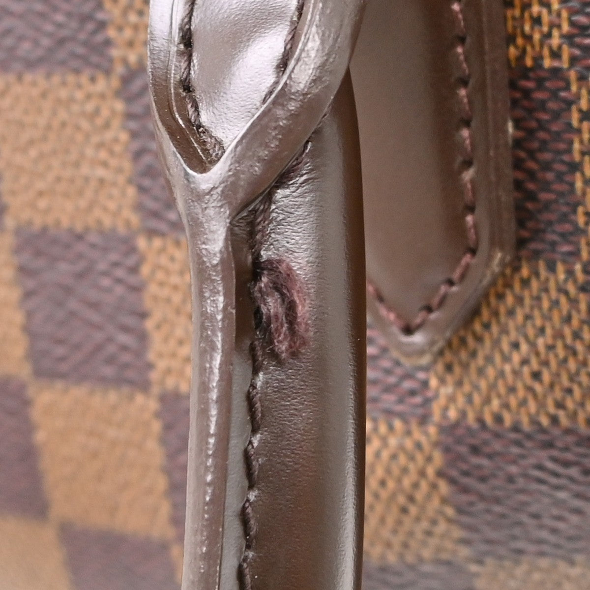 Louis Vuitton Brera Vintage Handbag in Brown Damier Ebène Canvas
