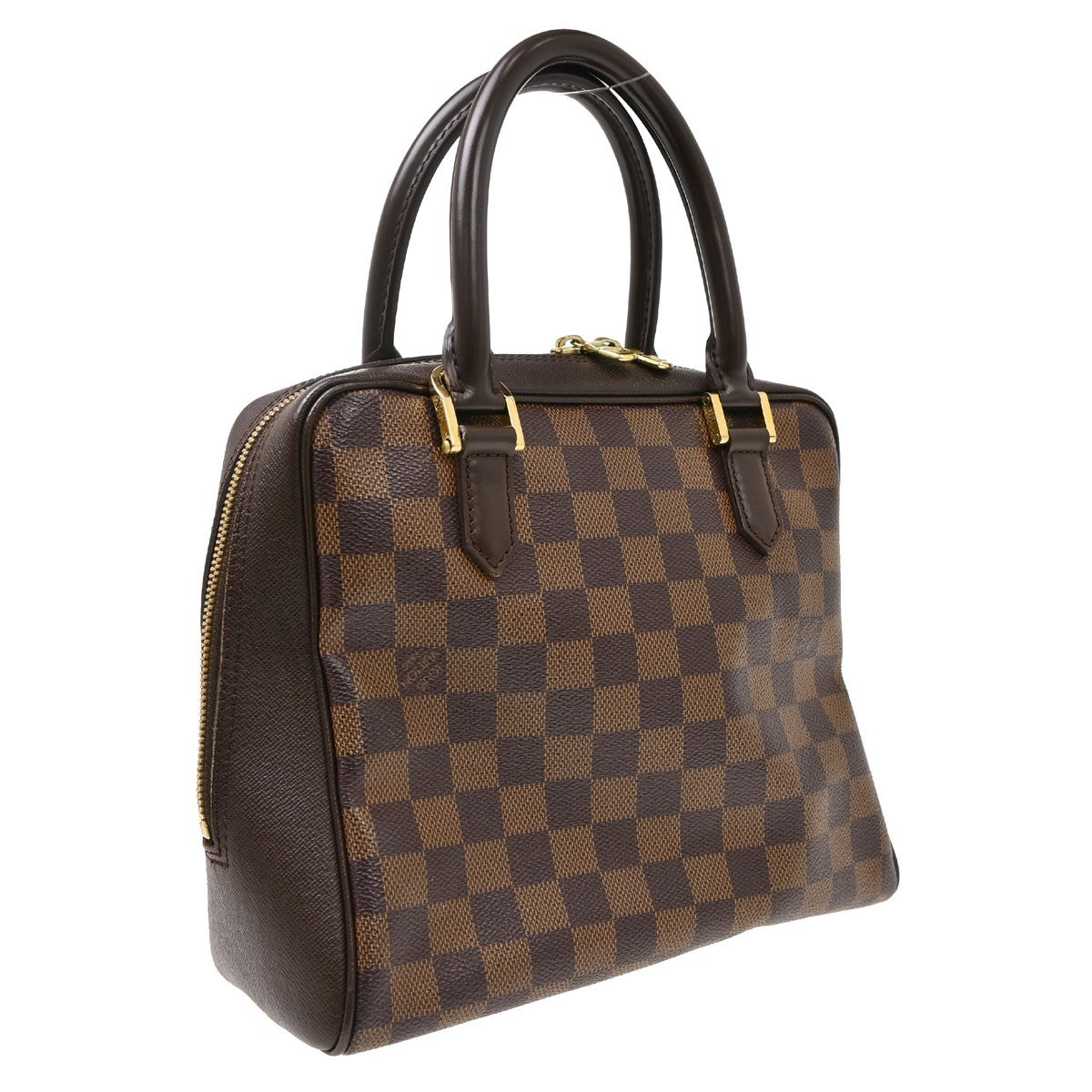 Louis Vuitton Brera Vintage Handbag in Brown Damier Ebène Canvas