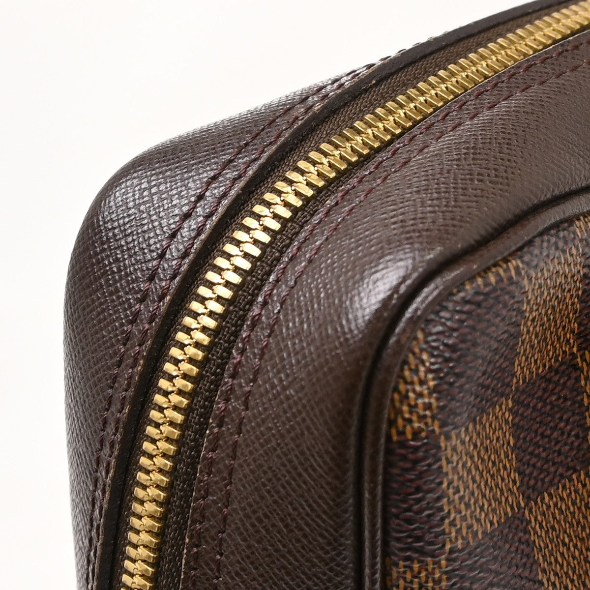 Louis Vuitton Brera Vintage Handbag in Brown Damier Ebène Canvas