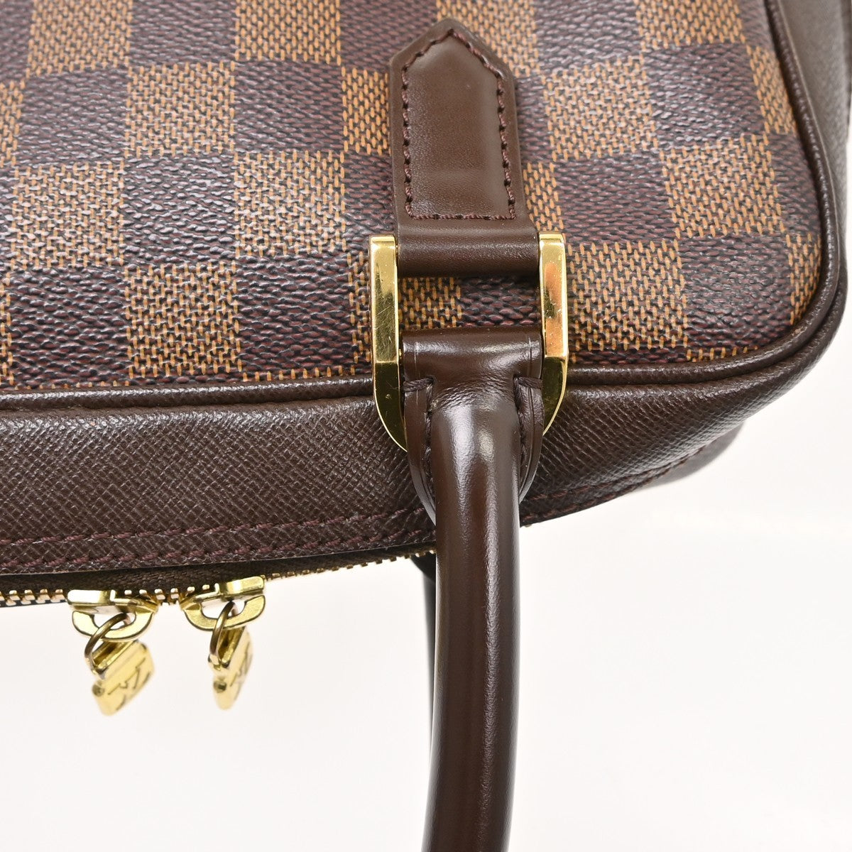 Louis Vuitton Brera Vintage Handbag in Brown Damier Ebène Canvas
