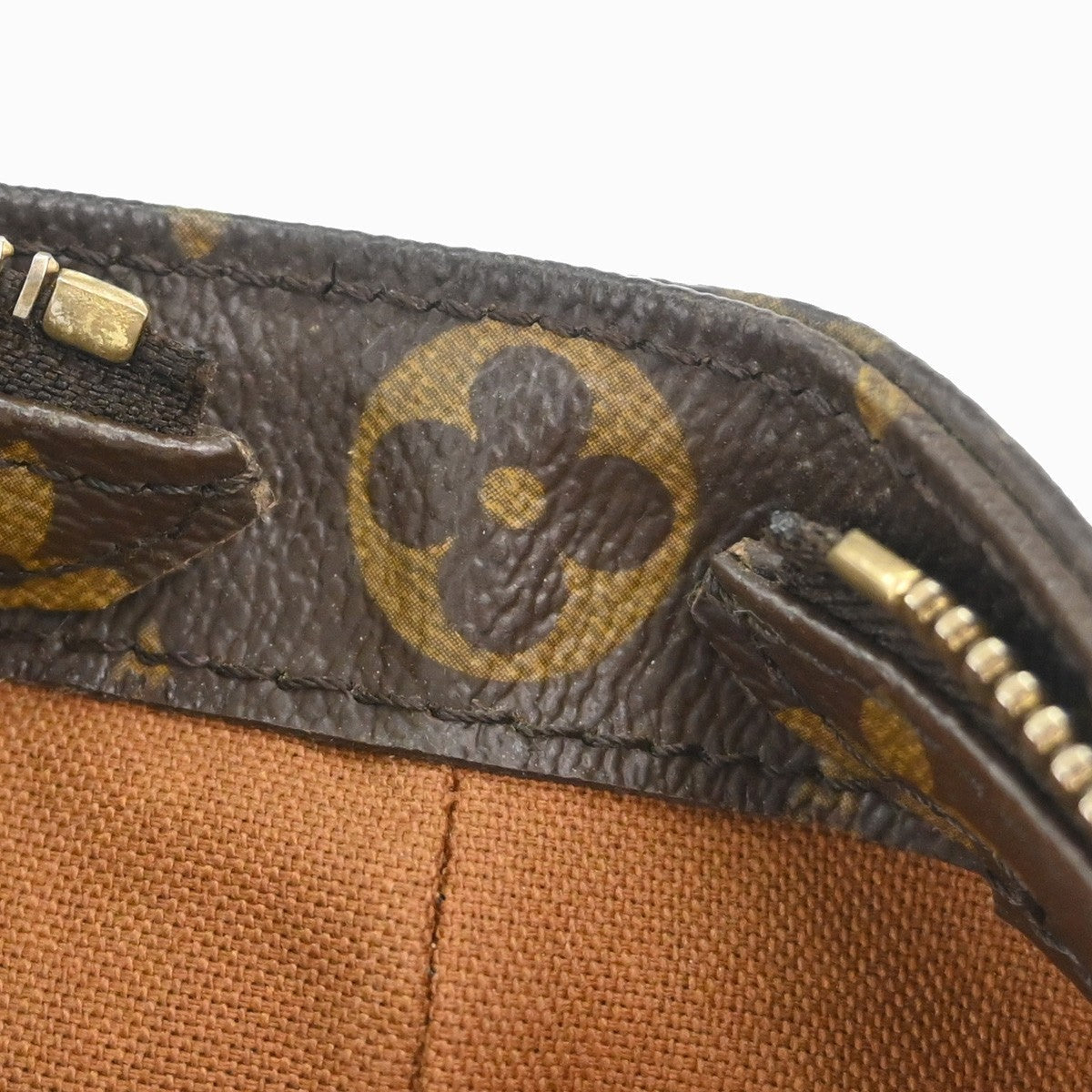 Louis Vuitton Cabas Piano Vintage Tote Bag in Brown Monogram Canvas