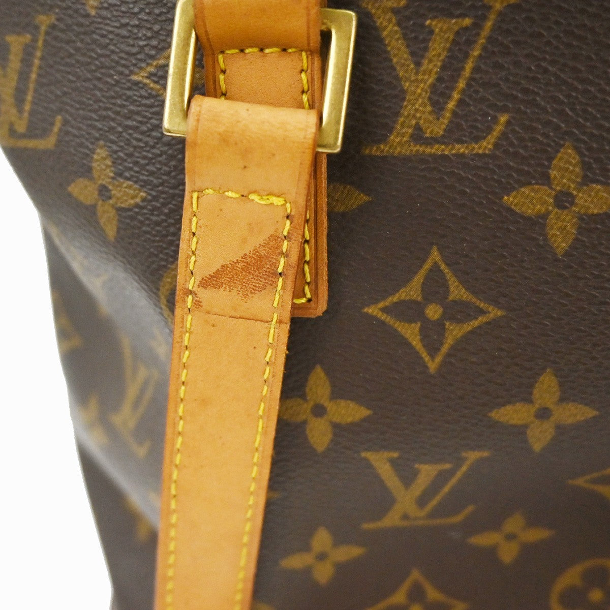 Louis Vuitton Cabas Piano Vintage Tote Bag in Brown Monogram Canvas