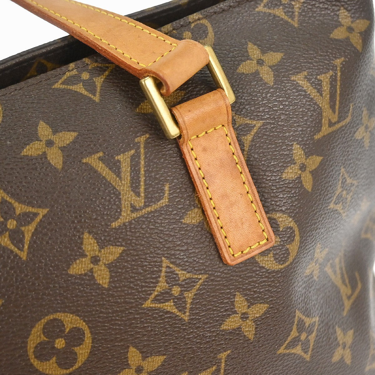 Louis Vuitton Cabas Piano Vintage Tote Bag in Brown Monogram Canvas