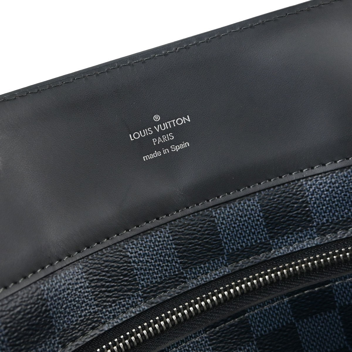 Louis Vuitton Cabas Voyage Vintage Tote Bag in Navy Damier Cobalt Canvas