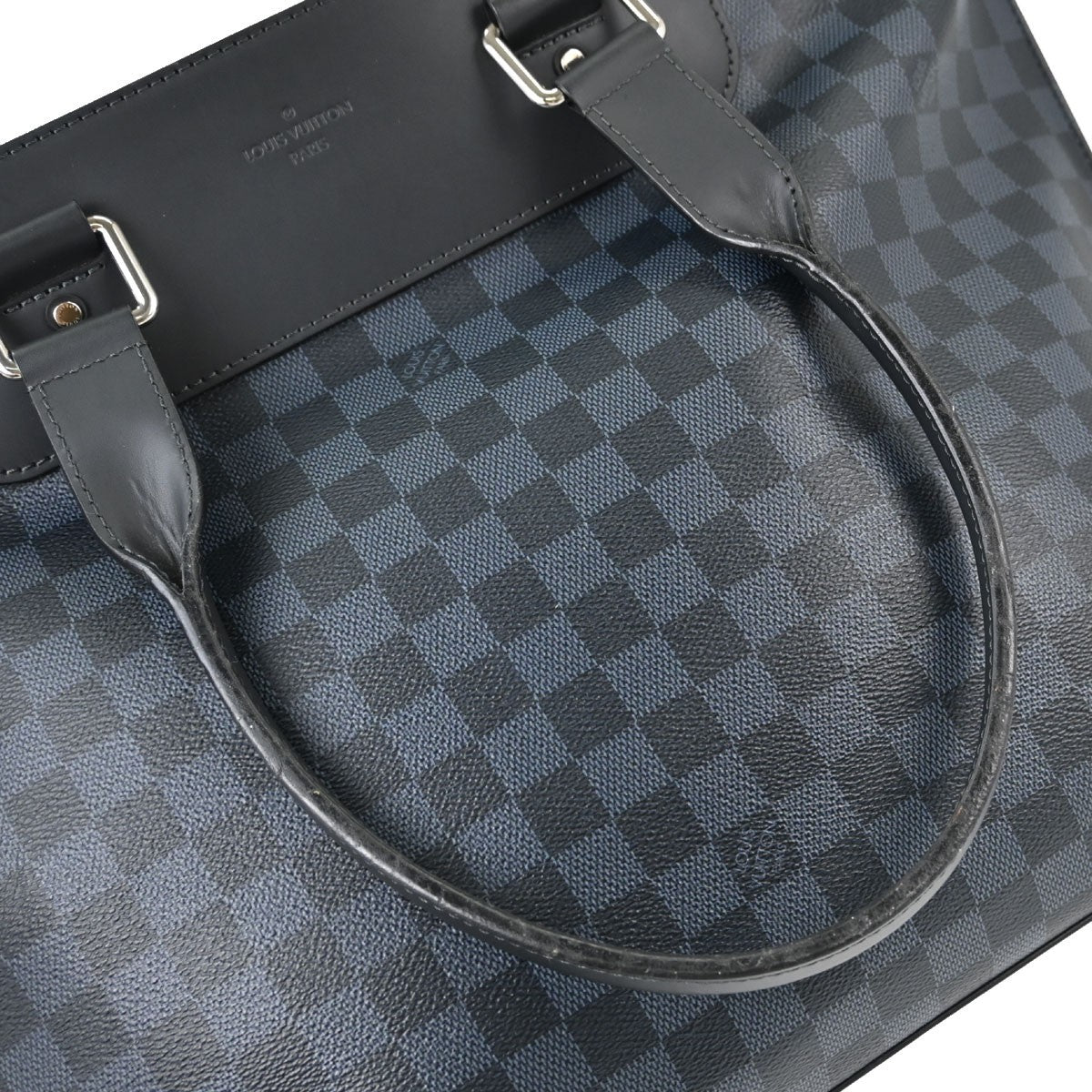 Louis Vuitton Cabas Voyage Vintage Tote Bag in Navy Damier Cobalt Canvas