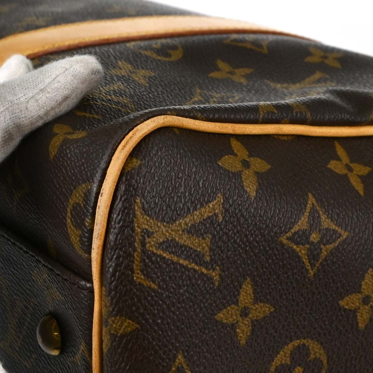 Louis Vuitton Carryall Vintage Travel Bag in Brown Monogram Canvas