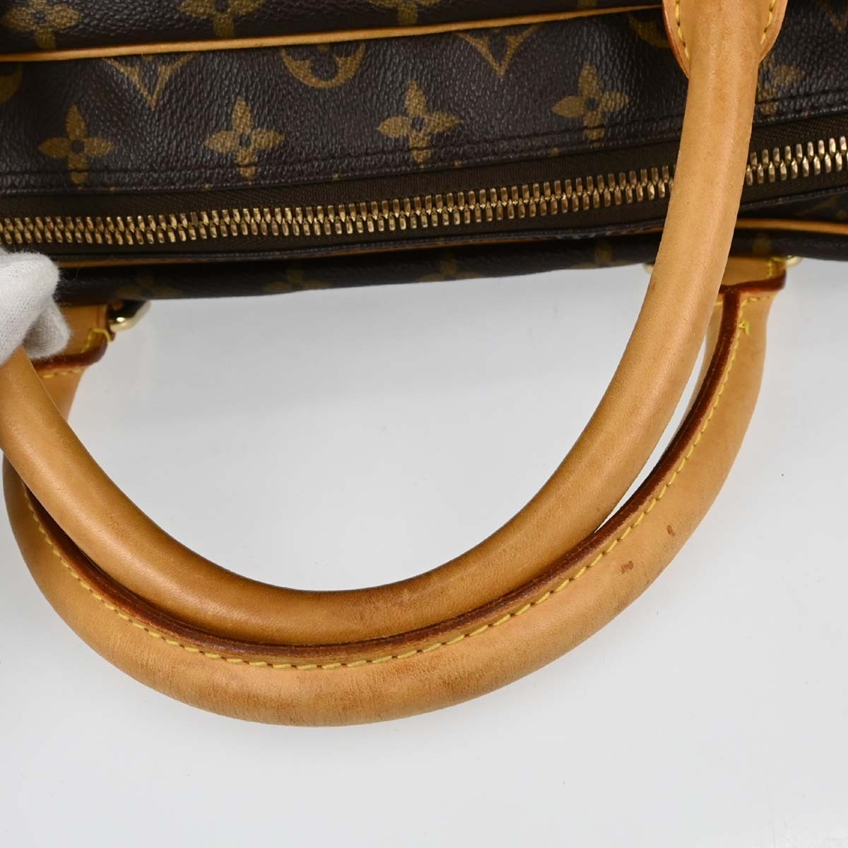 Louis Vuitton Carryall Vintage Travel Bag in Brown Monogram Canvas