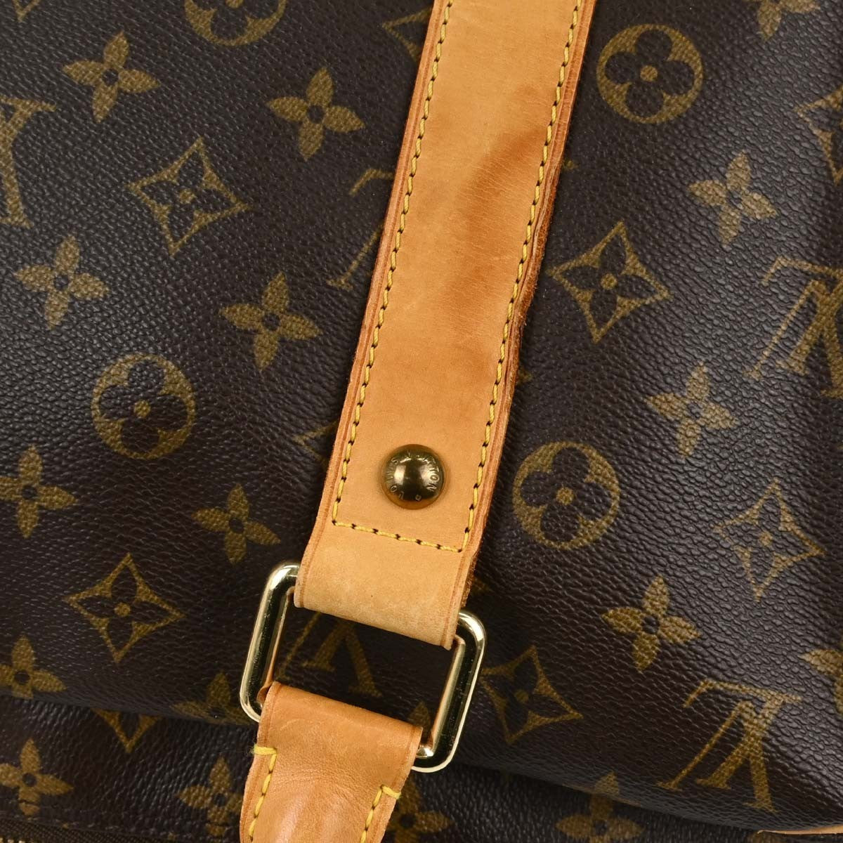 Louis Vuitton Carryall Vintage Travel Bag in Brown Monogram Canvas