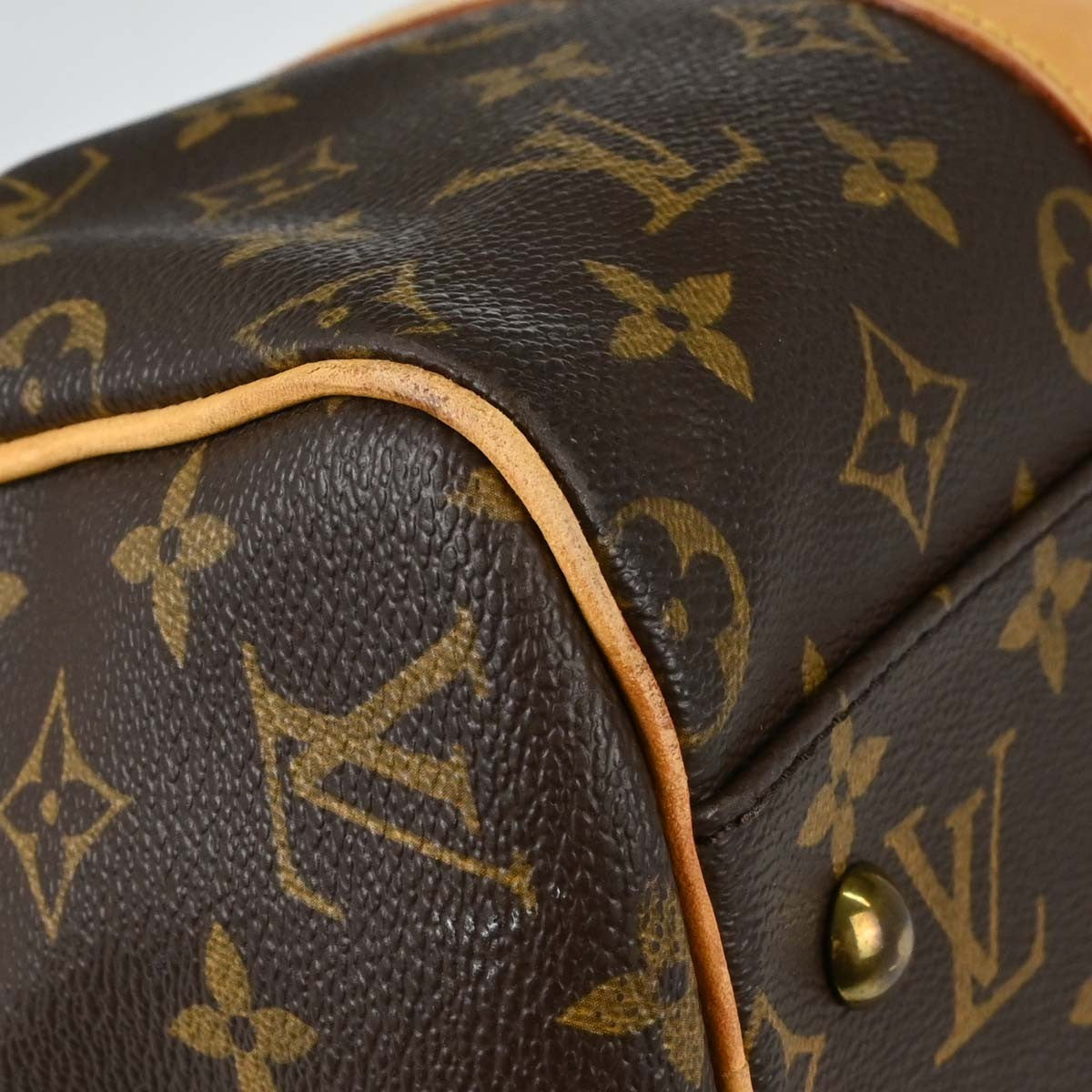 Louis Vuitton Carryall Vintage Travel Bag in Brown Monogram Canvas
